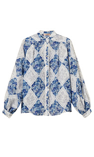 Рубашка с цветочным принтом