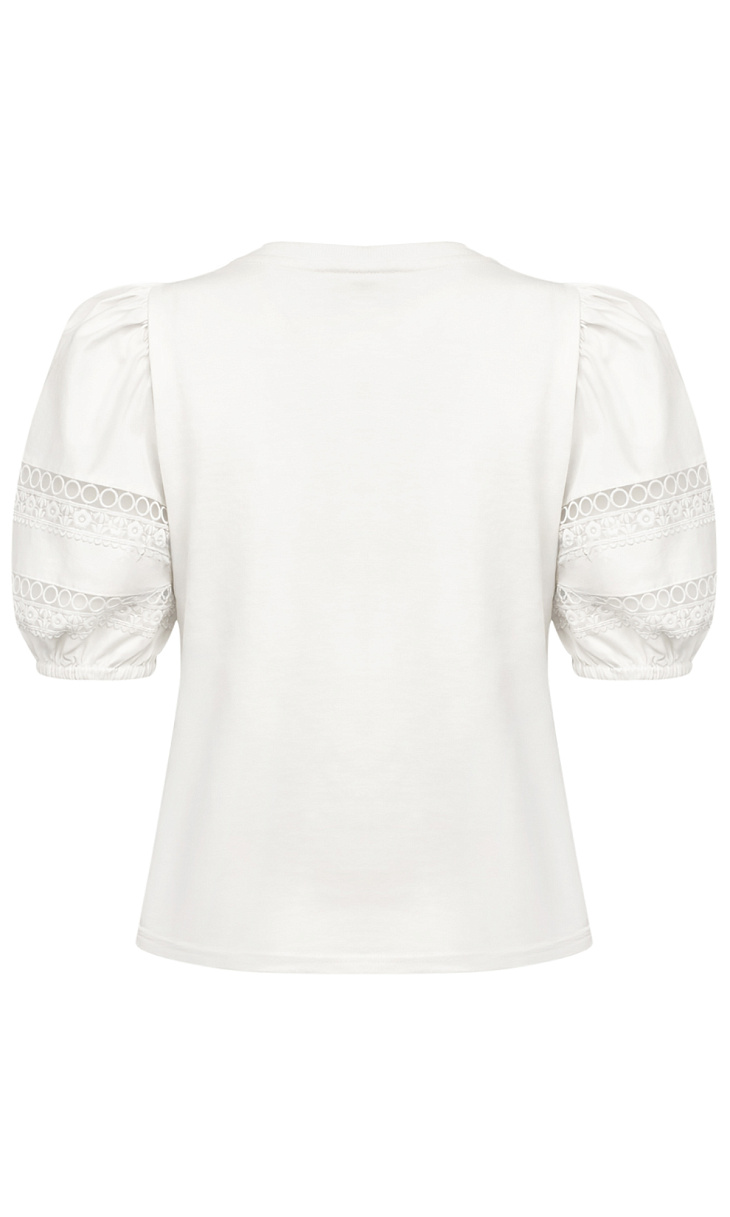 TWINSET: Блуза с кружевом