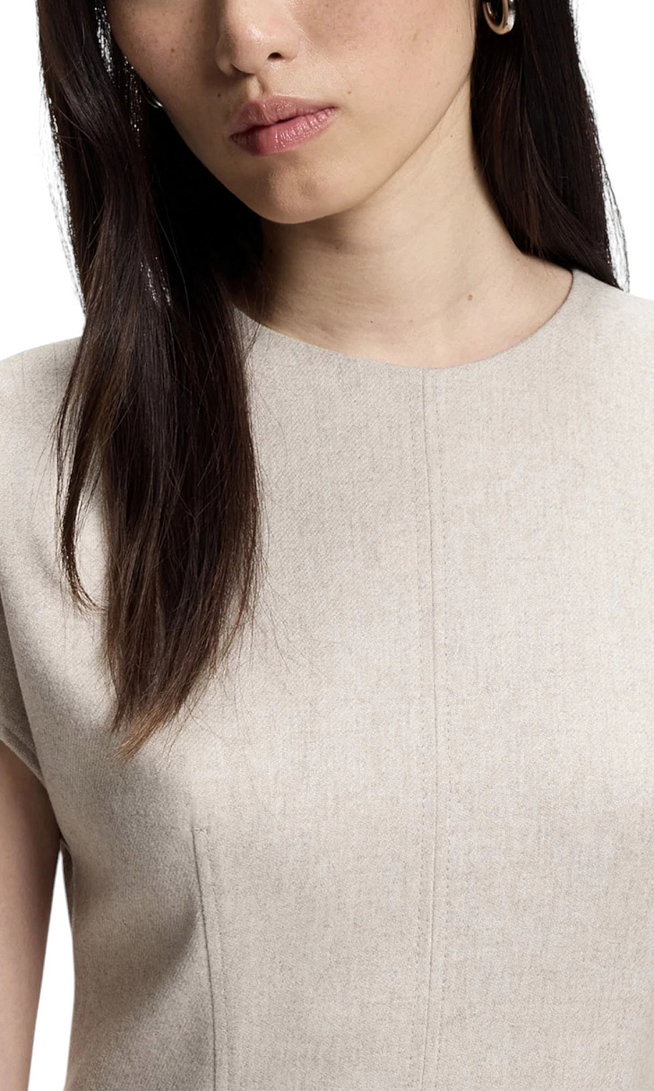 HUGO BOSS: Фланелевое платье