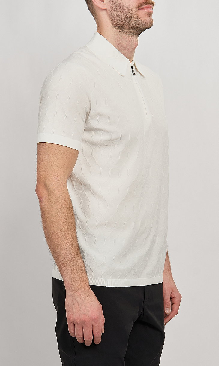 BOGNER: Поло с фактурным узором
