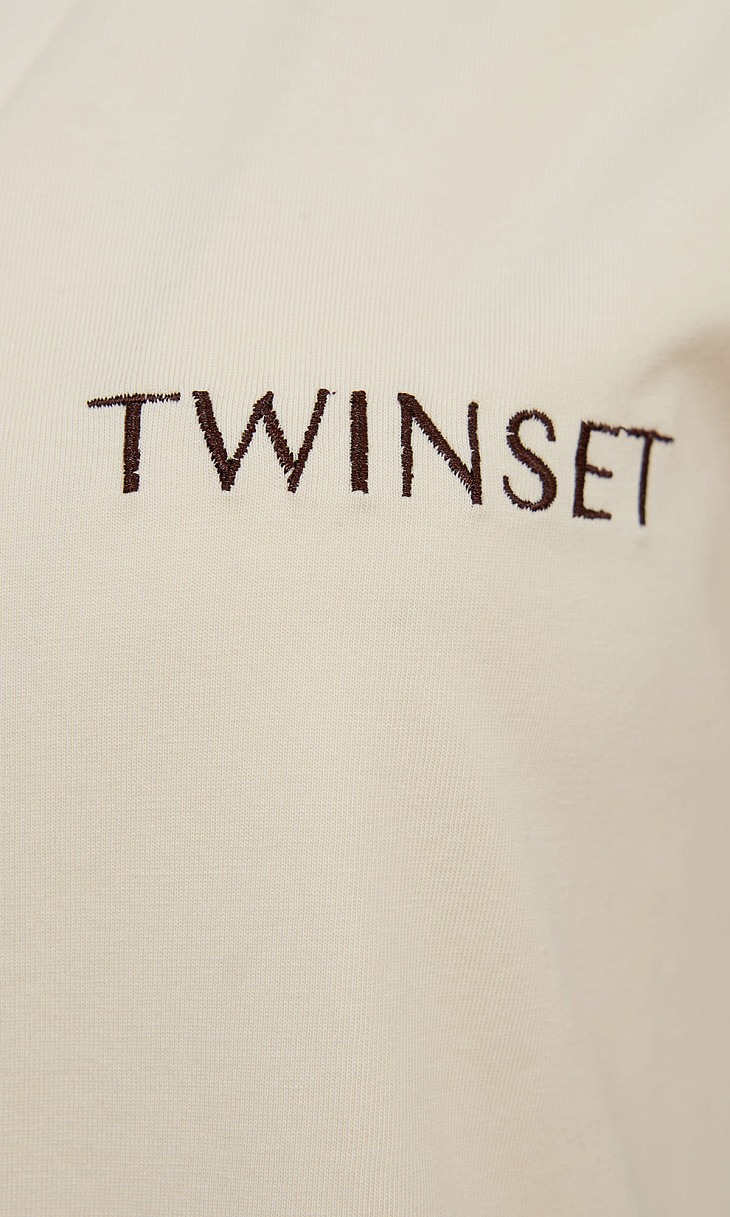 TWINSET: Футболка с вырезом