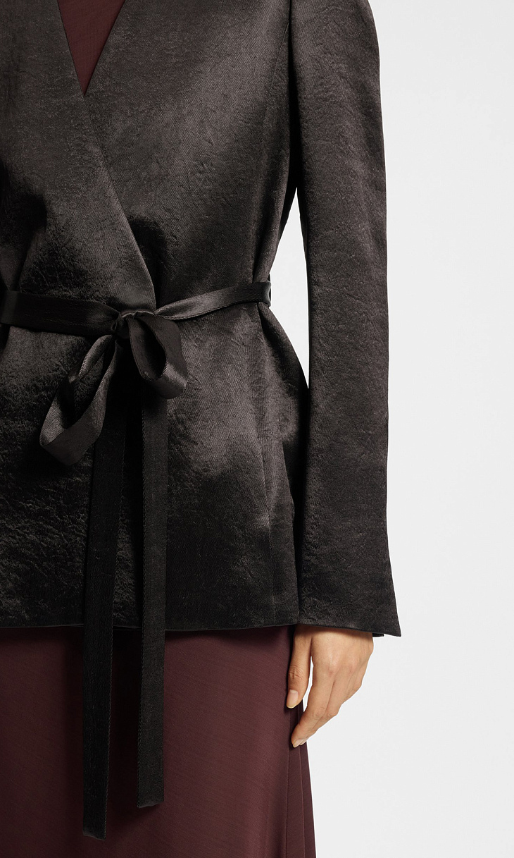 HUGO BOSS: Пиджак из блестящей саржи