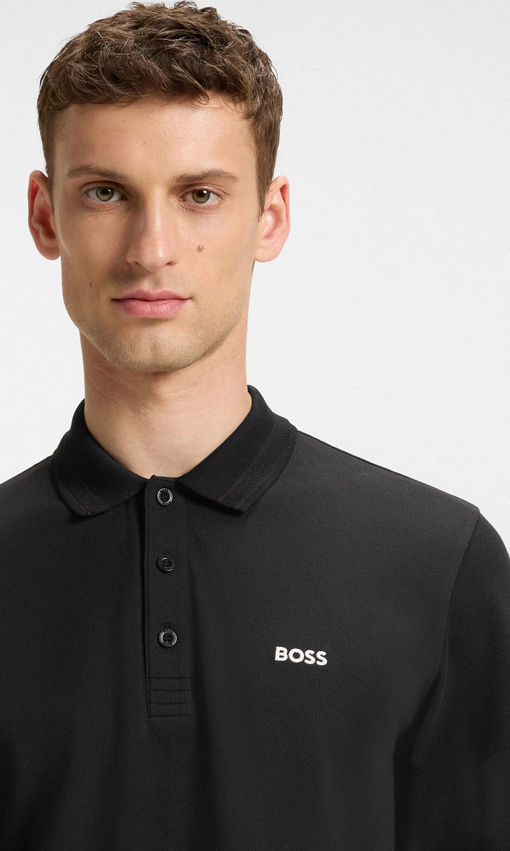 HUGO BOSS: Поло из хлопка