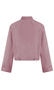 Блуза с воротником-стойкой