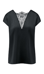 Блуза с кружевом