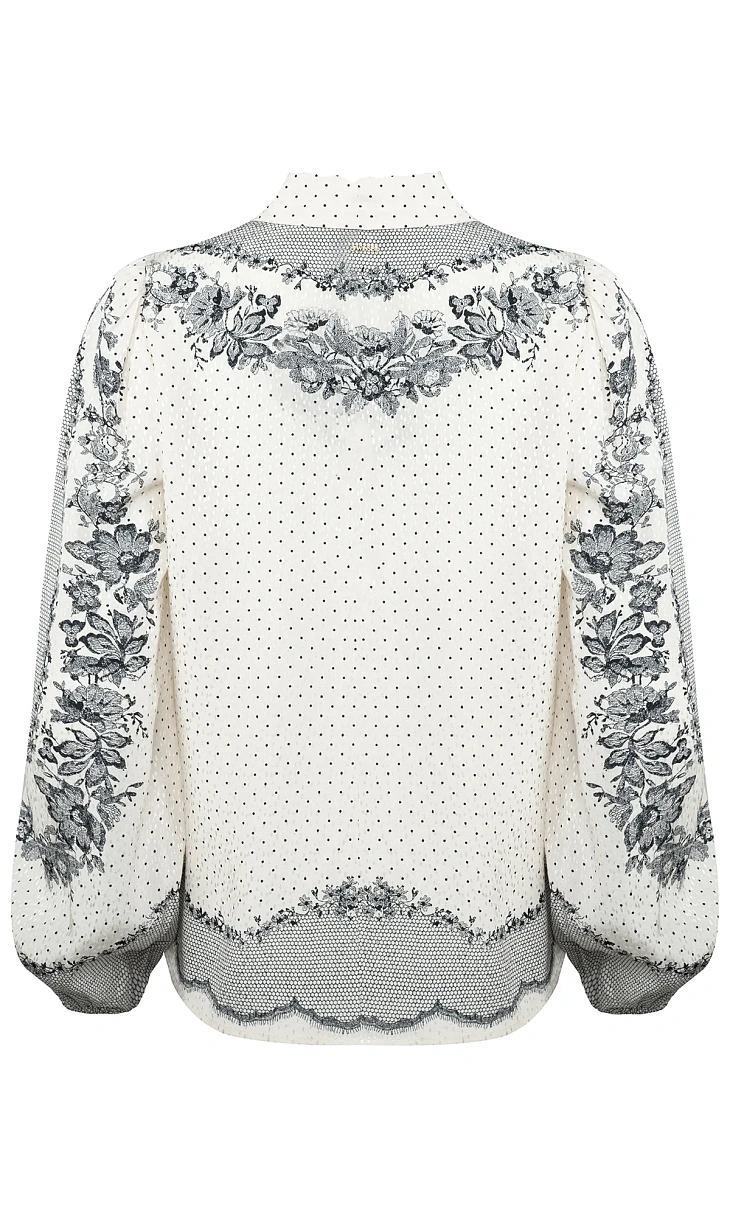 TWINSET: Блуза с жаккардовым рисунком