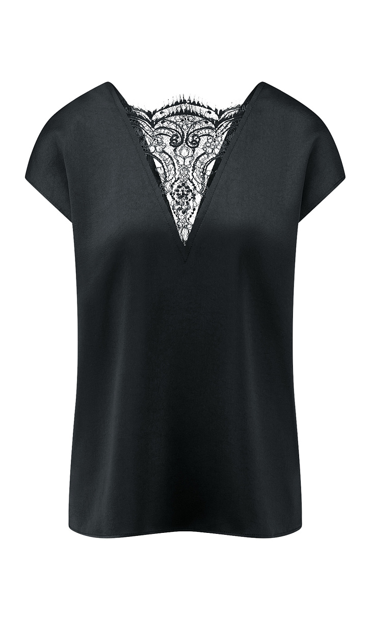 RIANI: Блуза с кружевом