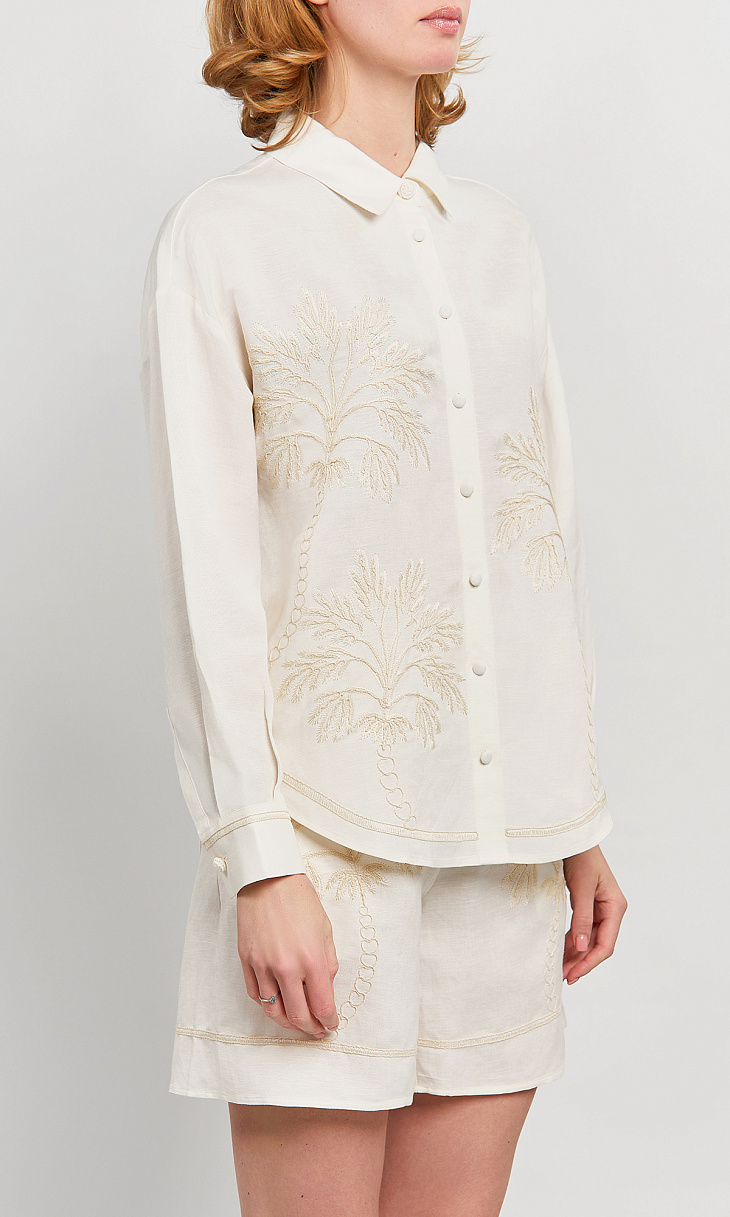 TWINSET: Шорты из льна и вискозы