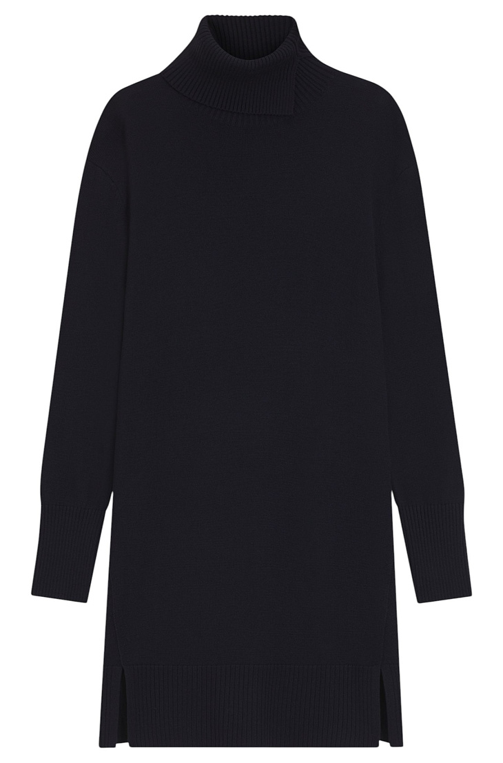 HUGO BOSS: Платье-свитер из шерсти