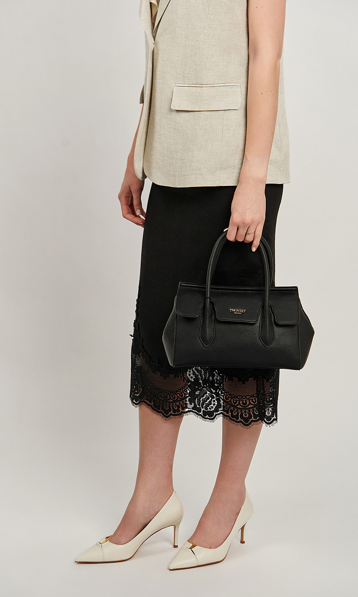 TWINSET: Льняной жилет с люрексом