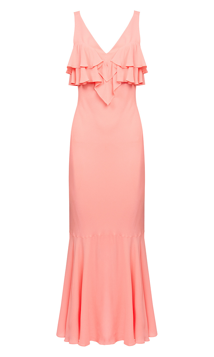 TWINSET: Платье с оборками