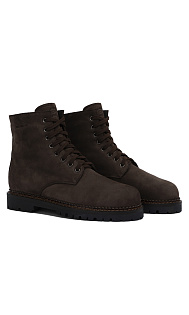 Ботинки из замши