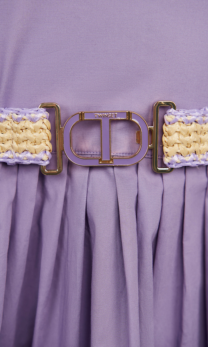 TWINSET: Платье с поясом