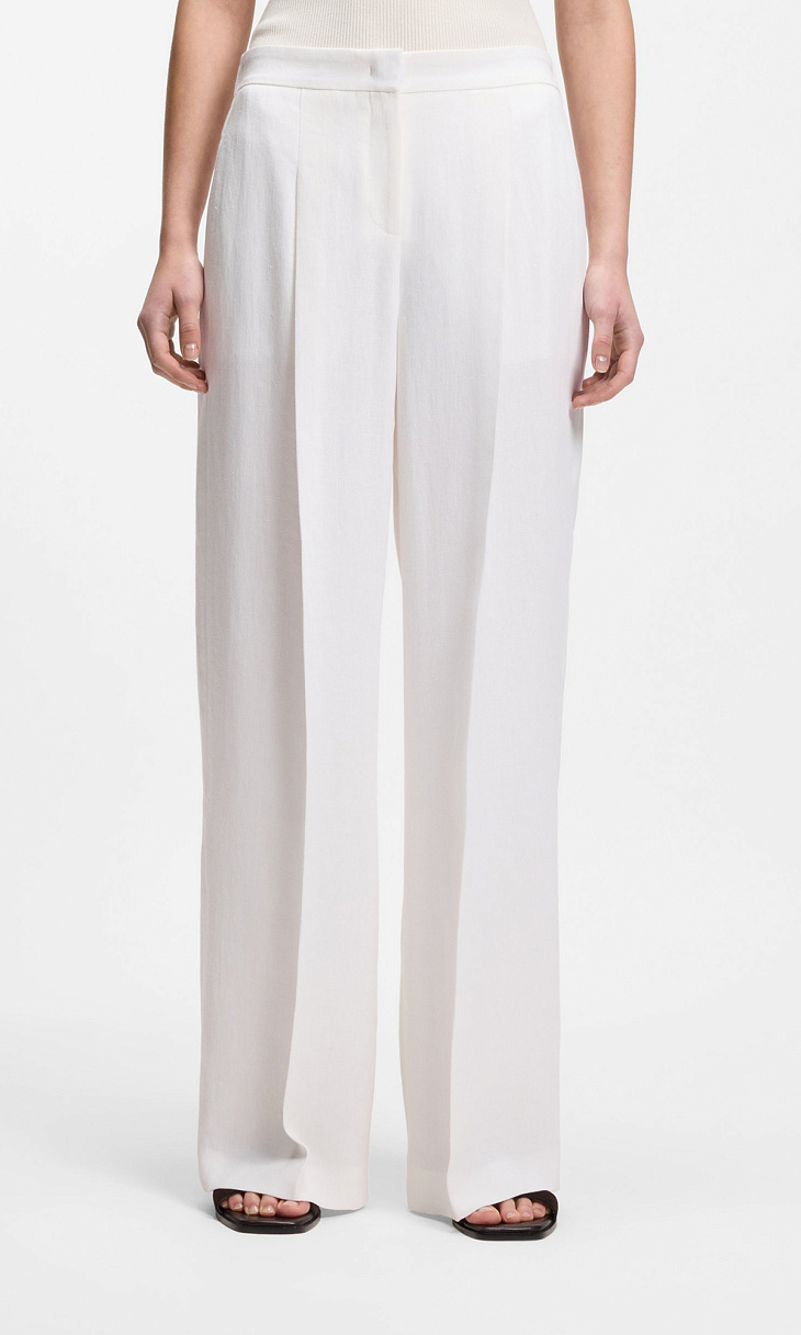 HUGO BOSS: Брюки из льна