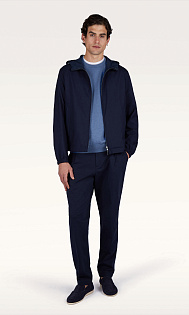 Пуловер из шелка и хлопка