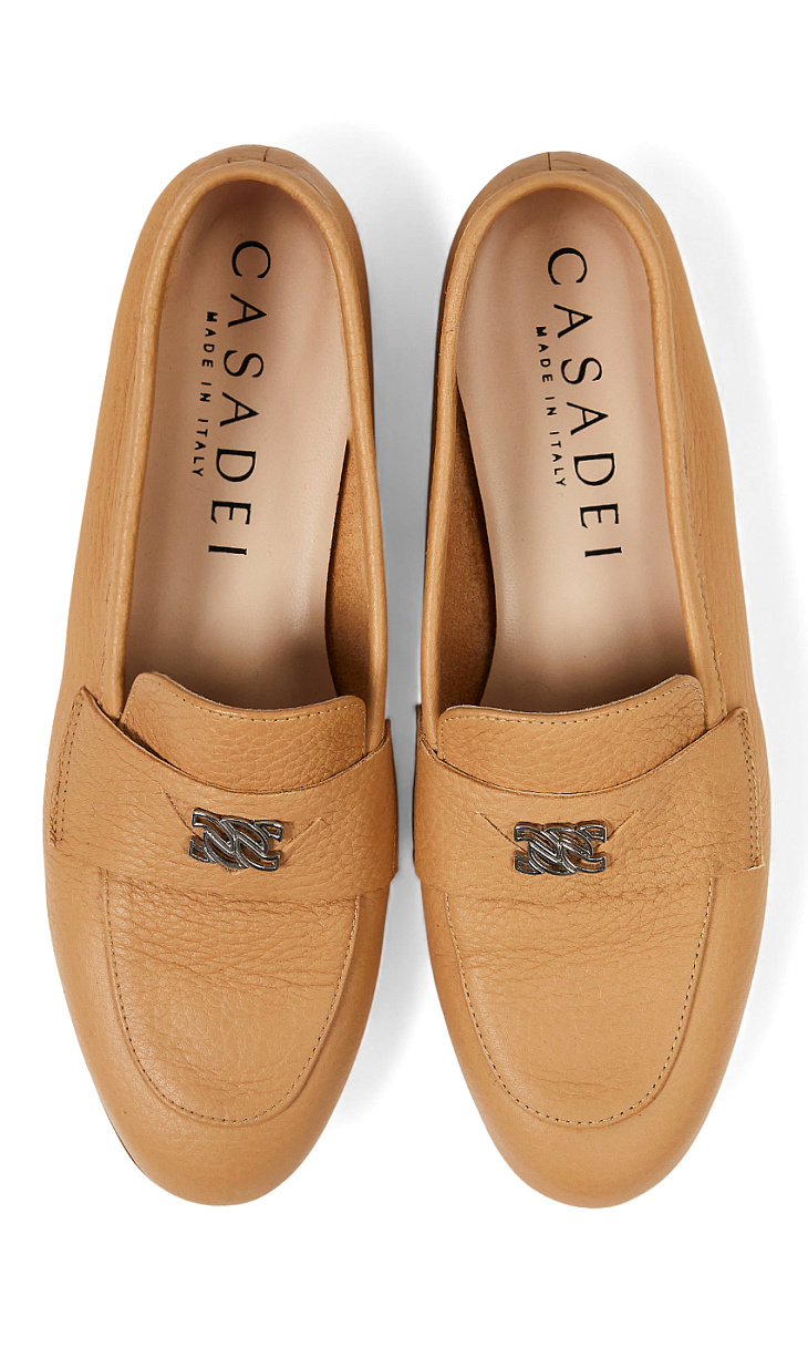 CASADEI: Лоферы из кожи