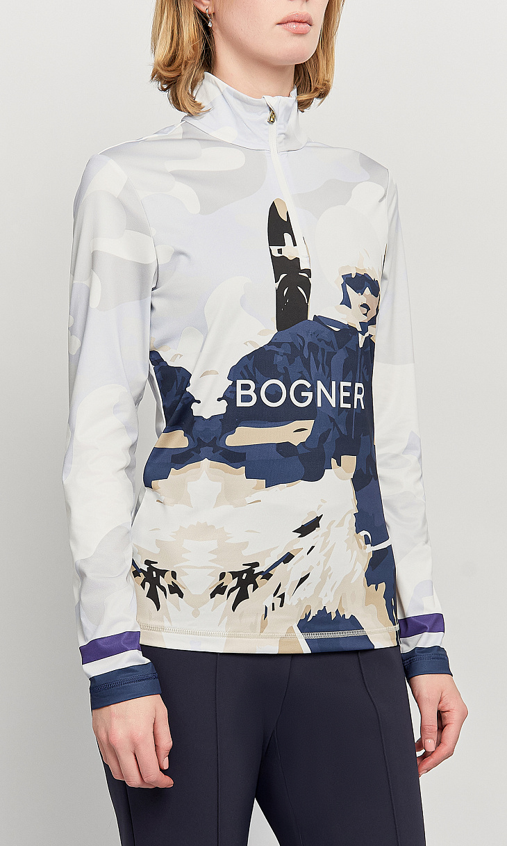 BOGNER: Лонгслив с молнией