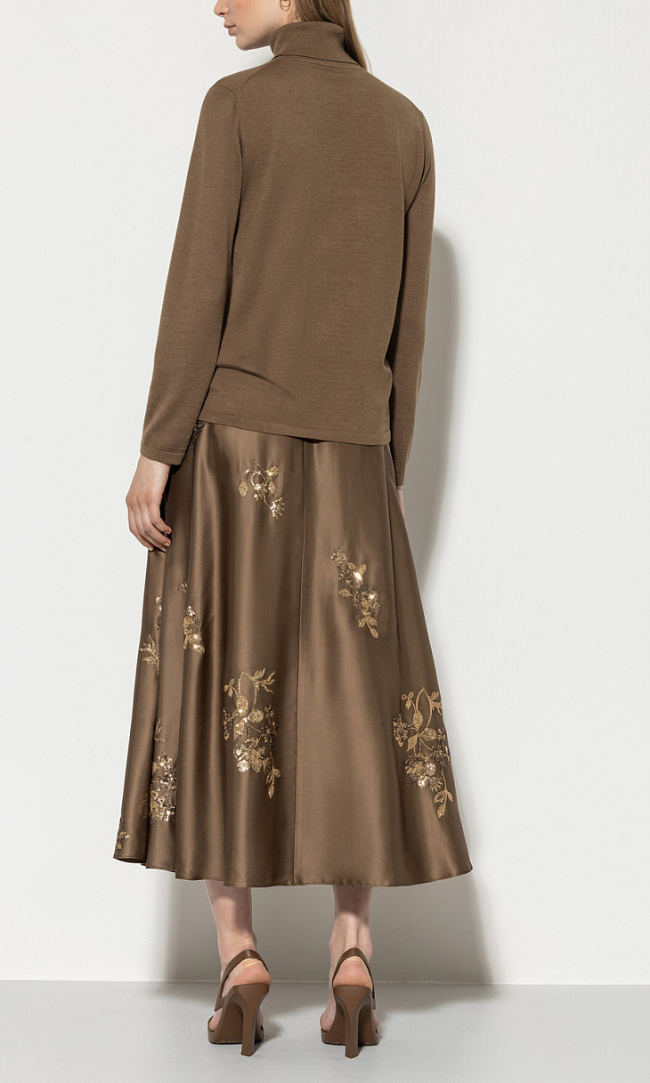 LUISA CERANO: Юбка с вышивкой из пайеток