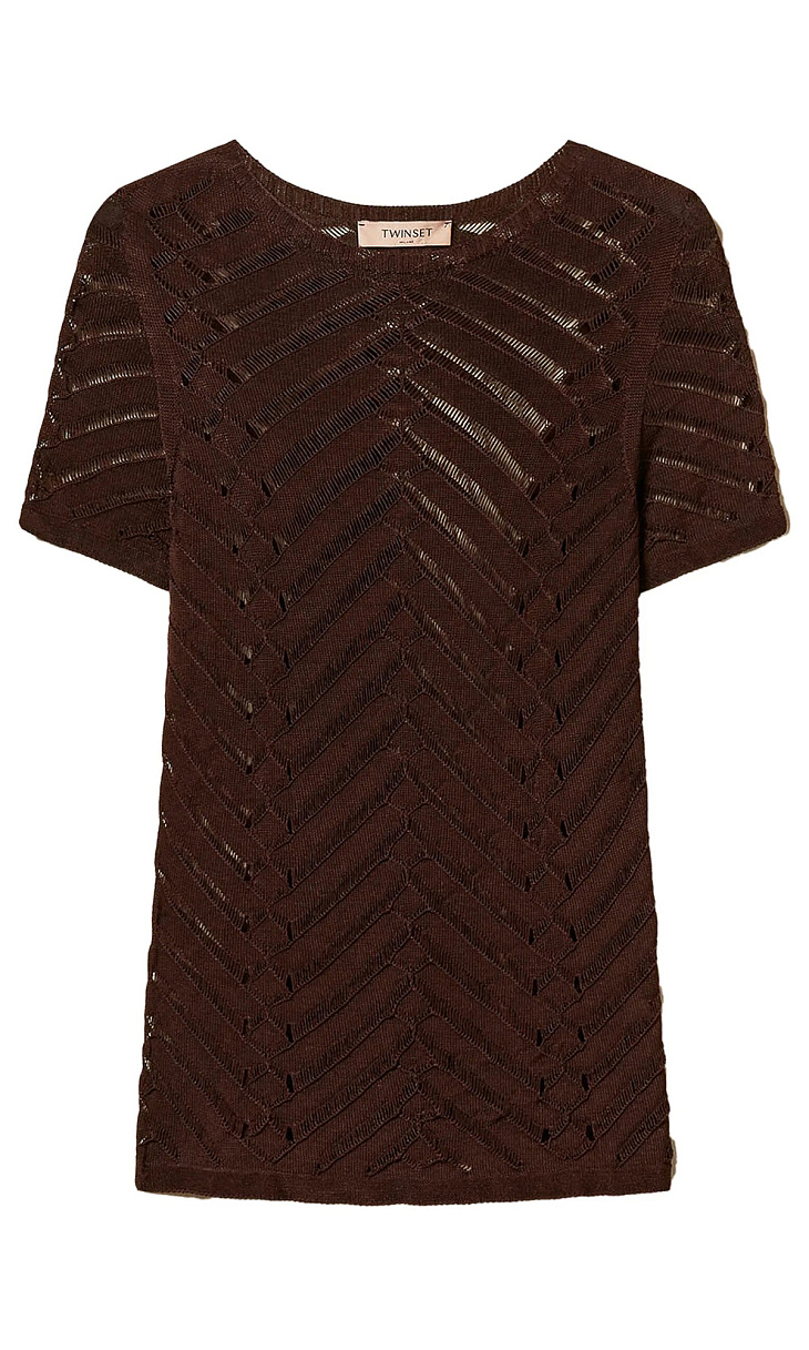 TWINSET: Ажурный пуловер