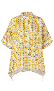 Шелковая блуза с принтом