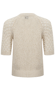 Пуловер с короткими рукавами