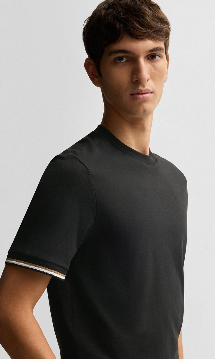 HUGO BOSS: Футболка из хлопка