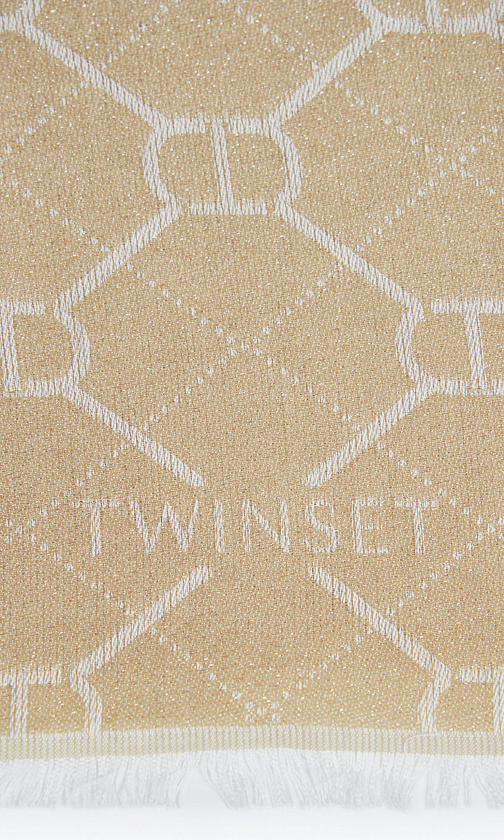 TWINSET: Палантин с монограммой