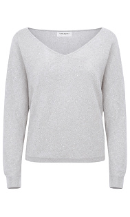 Пуловер с пайетками