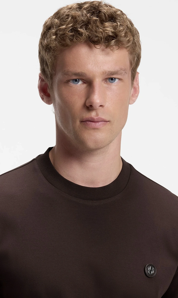 HUGO BOSS: Футболка с монограммой