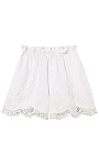 TWINSET: Льняные шорты с кружевом