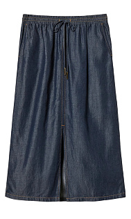 Юбка миди с эластичным поясом