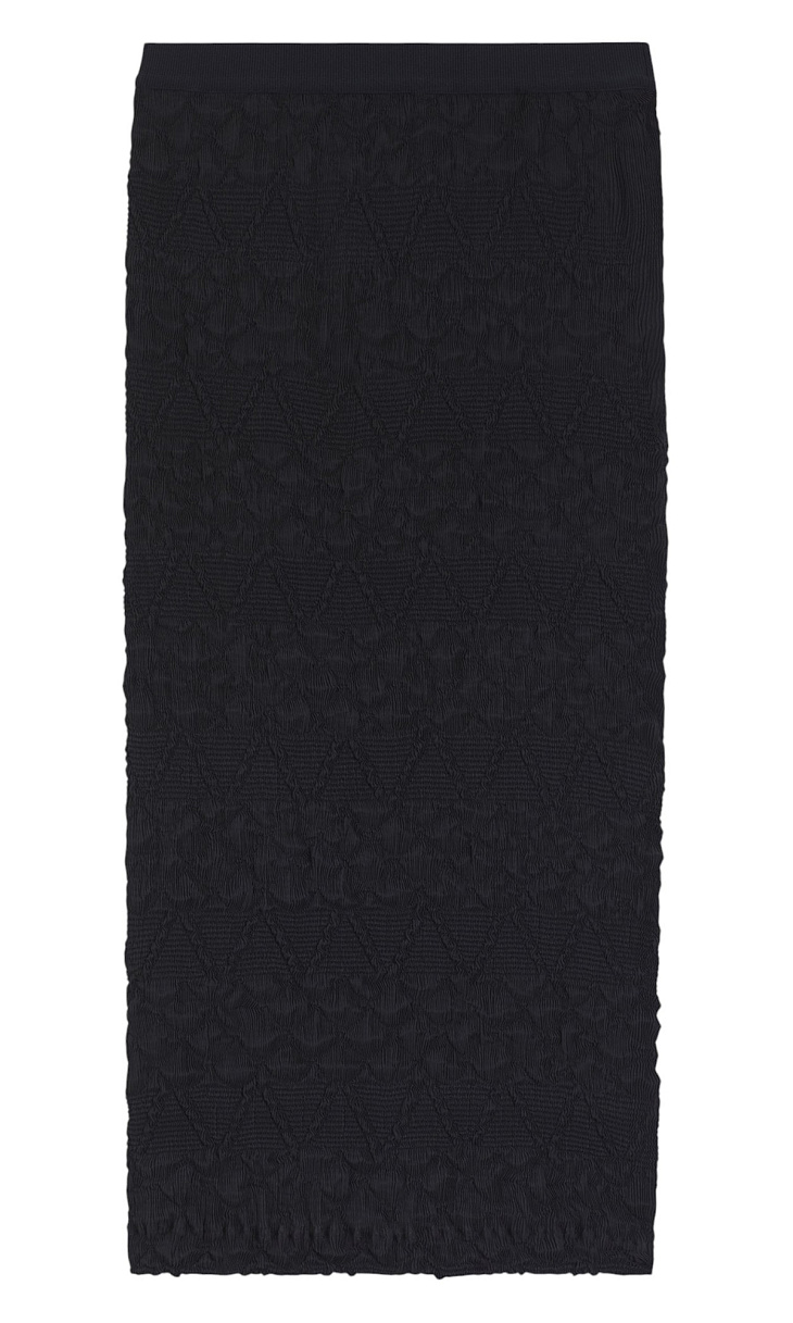 HUGO BOSS: Юбка с плиссированным узором