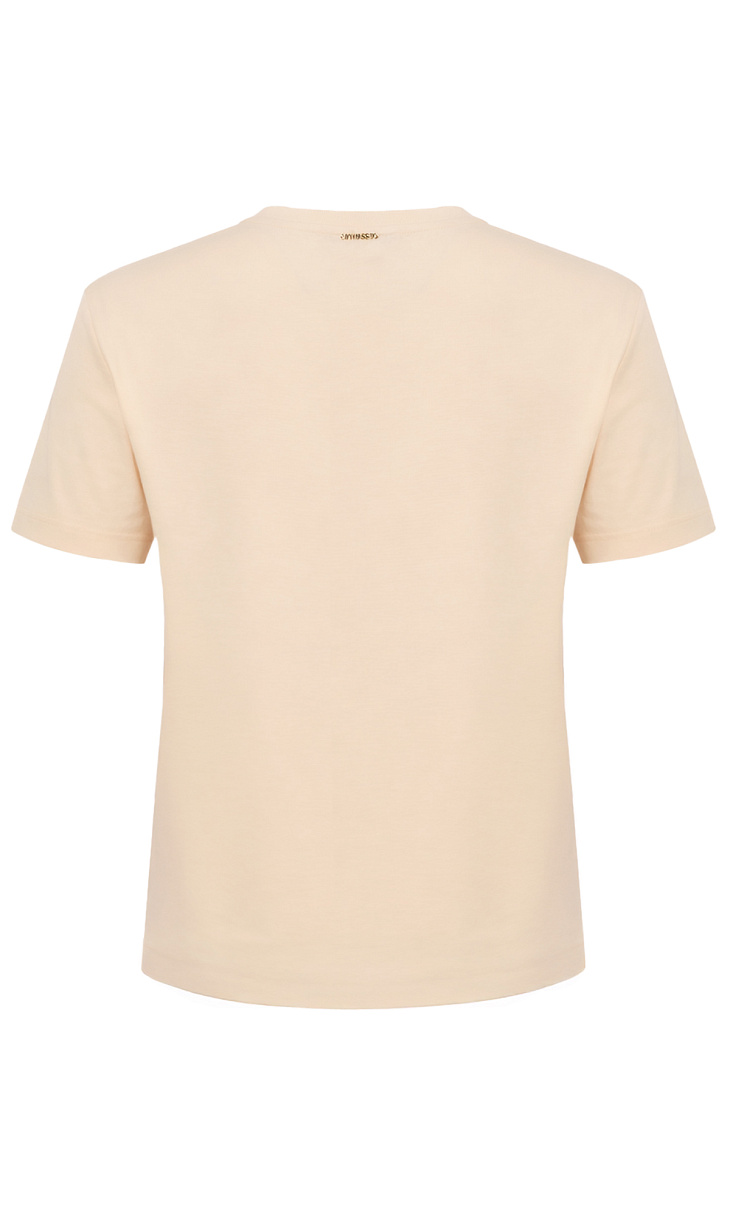 TWINSET: Футболка с аппликацией