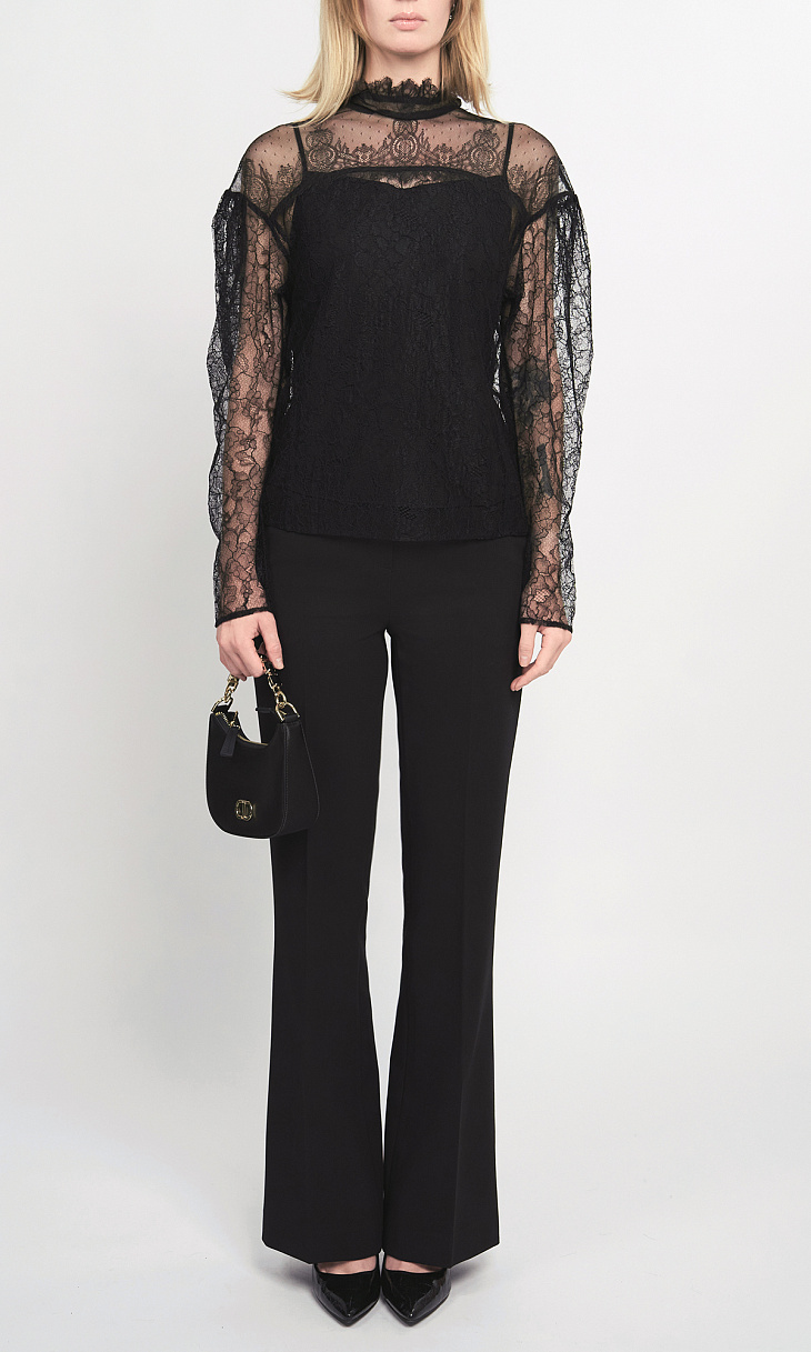 TWINSET: Кружевная блуза