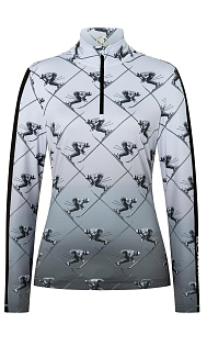 Лонгслив с молнией