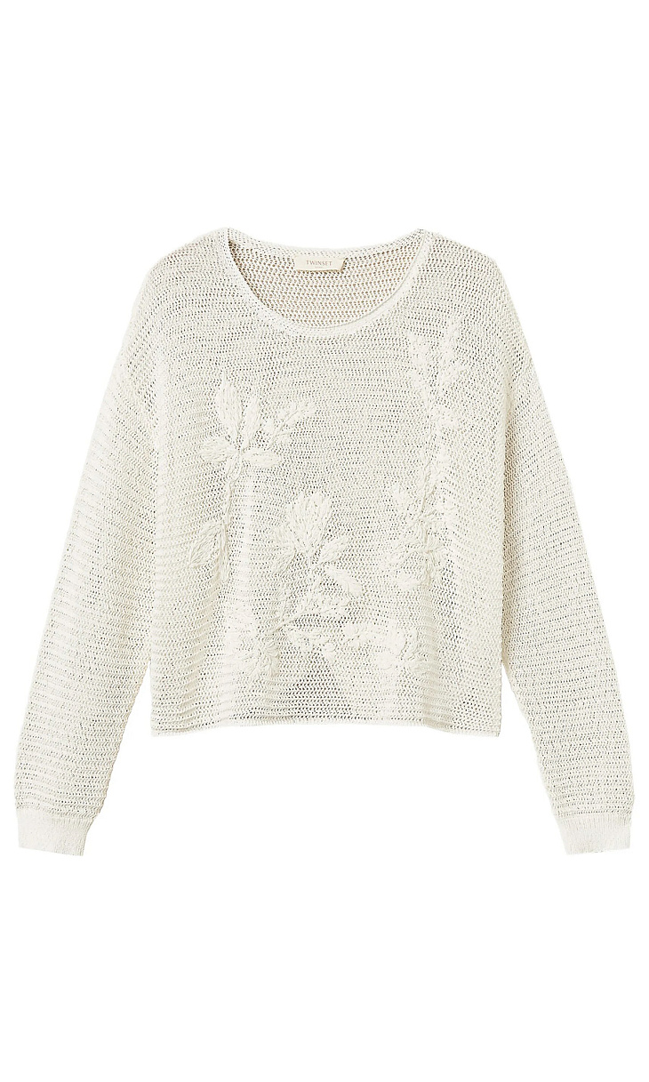 TWINSET: Пуловер с ручной вышивкой