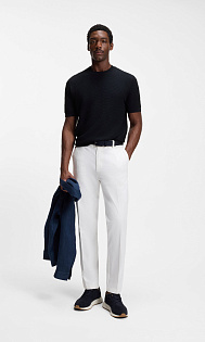 Пуловер из фактурного трикотажа