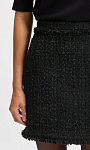 HUGO BOSS: Юбка мини из твида