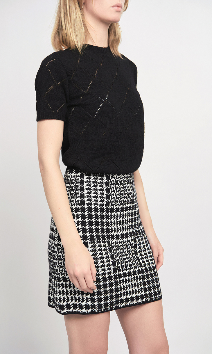 TWINSET: Юбка в клетку