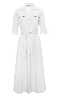 Платье-рубашка из хлопка