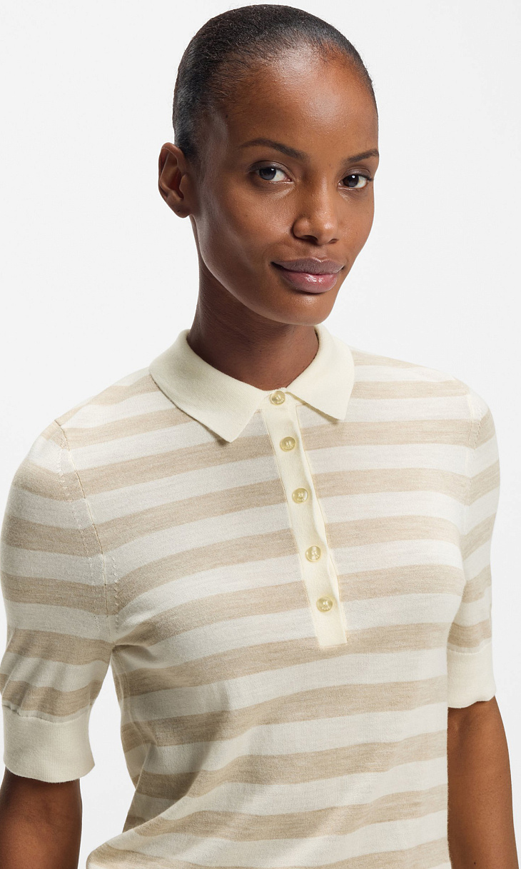 HUGO BOSS: Поло из шерсти