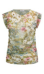 RIANI: Тулевый топ с принтом