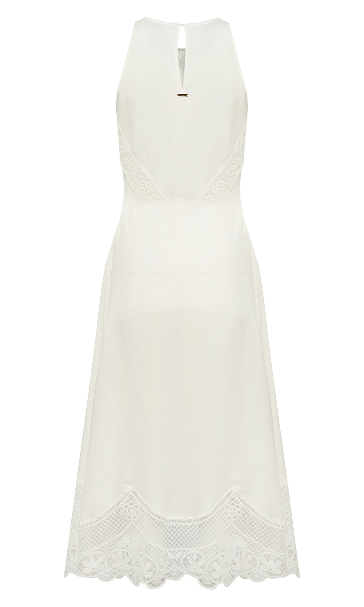 TWINSET: Платье с кружевом