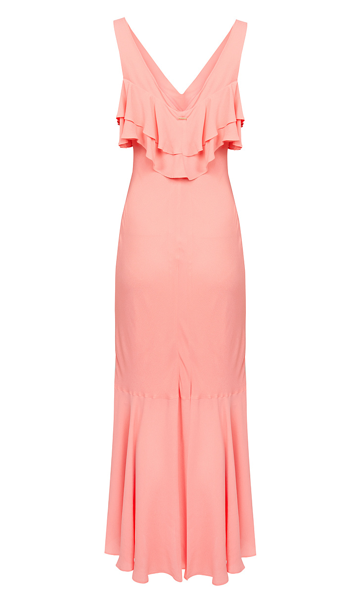 TWINSET: Платье с оборками