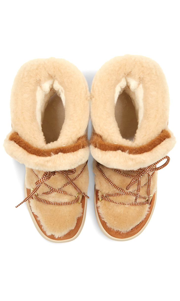 BOGNER: Мунбуты из замши и меха