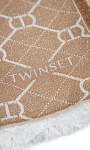 TWINSET: Палантин с монограммой
