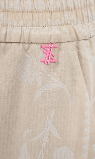 Брюки с жаккардовым рисунком