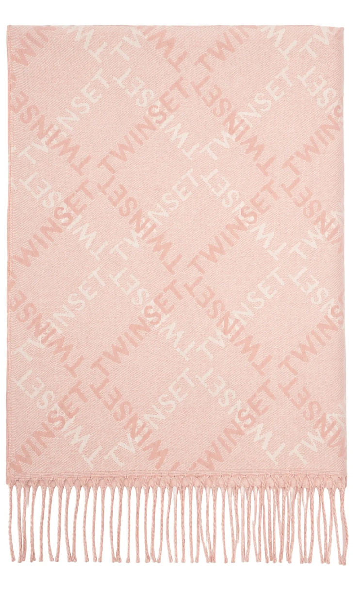 TWINSET: Шарф с логотипом