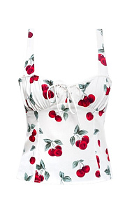 Топ с принтом