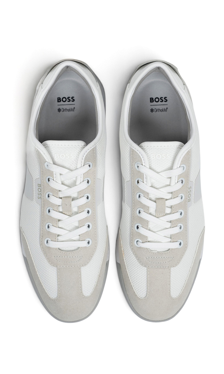 HUGO BOSS: Комбинированные кеды